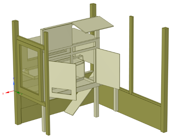 Hhnerstall in CAD