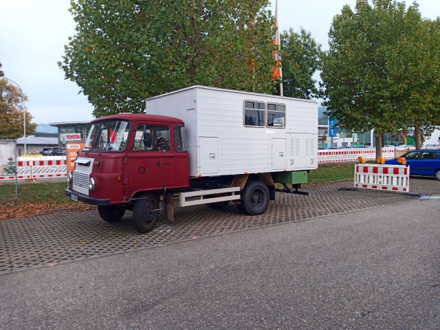 Oldtimer-Wohnmobil