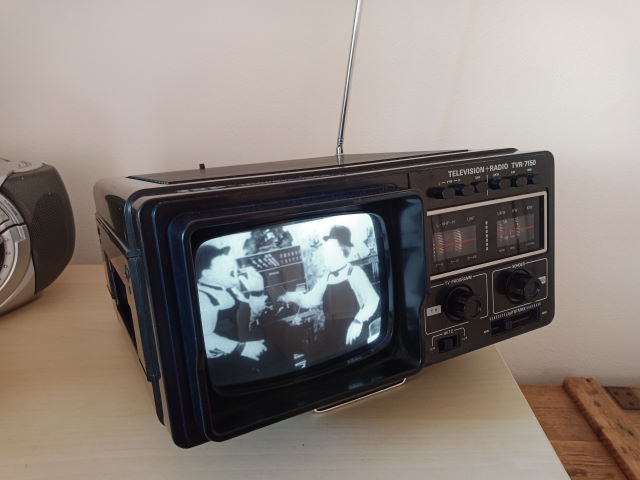 Dick & Doof auf altem Fernseher