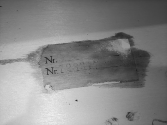 Label unter Infrarotlich