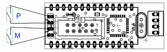 Connecting the reed switches